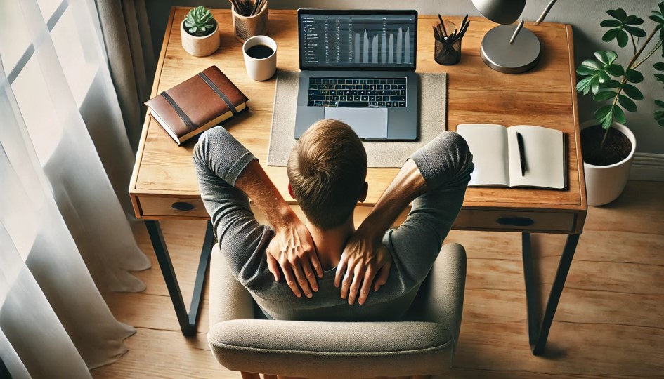 Le télétravail augmente les tensions des cervicales